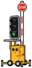 Portable Traffic Light